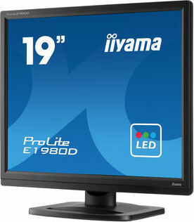 Iiyama ProLite E1980D-B1 TN Монитор 19" 1280x1024 с Време за Реакция 5мс GTG
