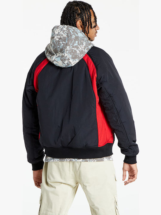Essentials Statement Jacke Bomber Black / Gym Red