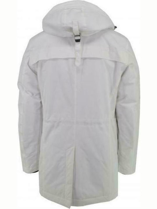 Joop! Men's Winter Parka Jacket White