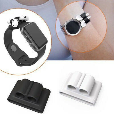 Anti-Lost Silicone Halterung in Weiß Farbe für Apple AirPods 1 / AirPods 2