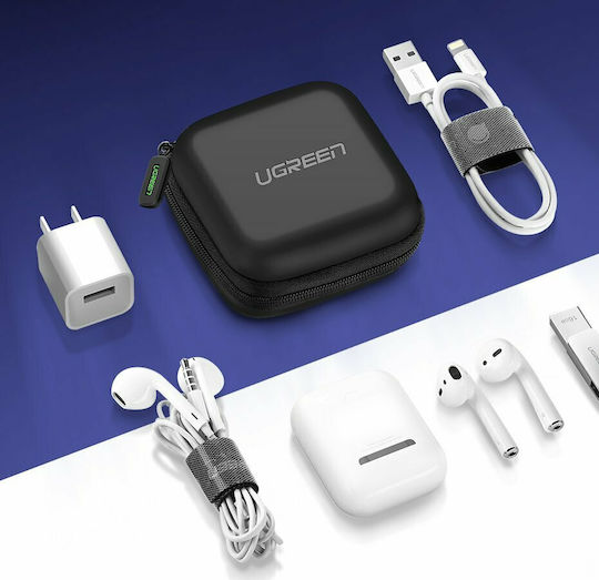 Ugreen Case Silicone with Hook in Black color for Apple AirPods 1 / AirPods 2