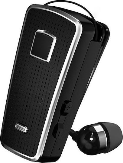 Lamtech LAM000476 In-ear Bluetooth Handsfree Ακουστικό Πέτου Μαύρο
