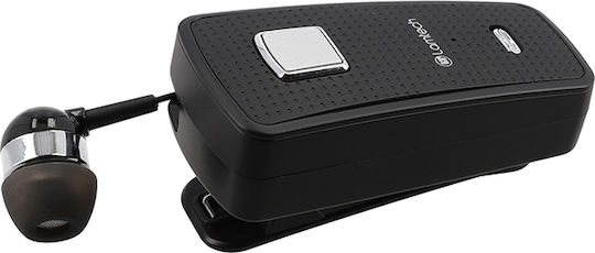 Lamtech LAM000476 In-ear Bluetooth Handsfree Ακουστικό Πέτου Μαύρο