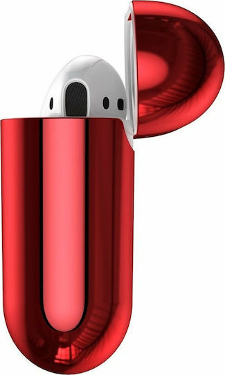 Baseus Shining Калъф Силикон в Червен цвят за Apple AirPods 1 / AirPods 2