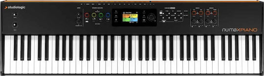 StudioLogic Electric Stage Piano Numa X and Connection with Headphones and Computer Black