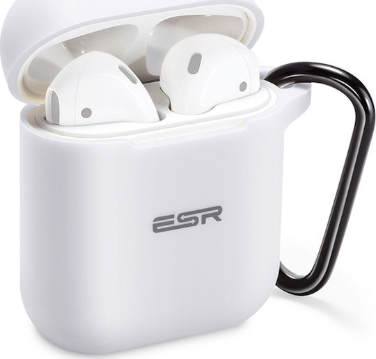 ESR Pro Bounce Husă cu cârlig în culoarea Alb pentru Apple AirPods Pro
