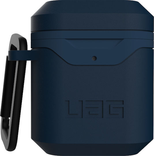 UAG Standard Issue Hard Θήκη Σιλικόνης με Γάντζο σε Μπλε χρώμα για Apple AirPods
