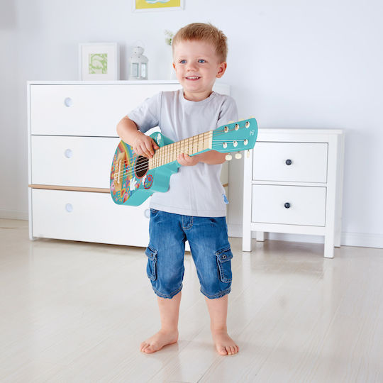 Hape Wooden Guitar Flower Power for 3+ Years