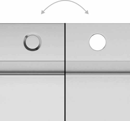 vidaXL Ένθετος Νεροχύτης Inox Brushed Μ51xΠ44cm Ασημί