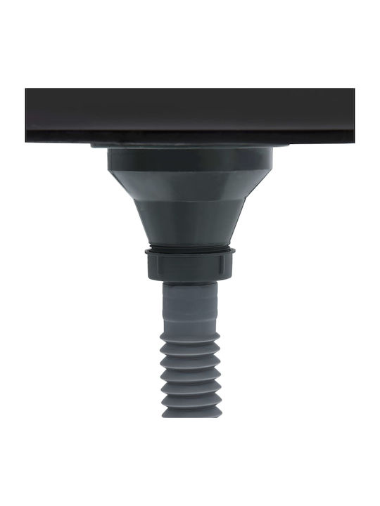 vidaXL Ένθετος Νεροχύτης Inox Brushed Μ51xΠ44cm Ασημί