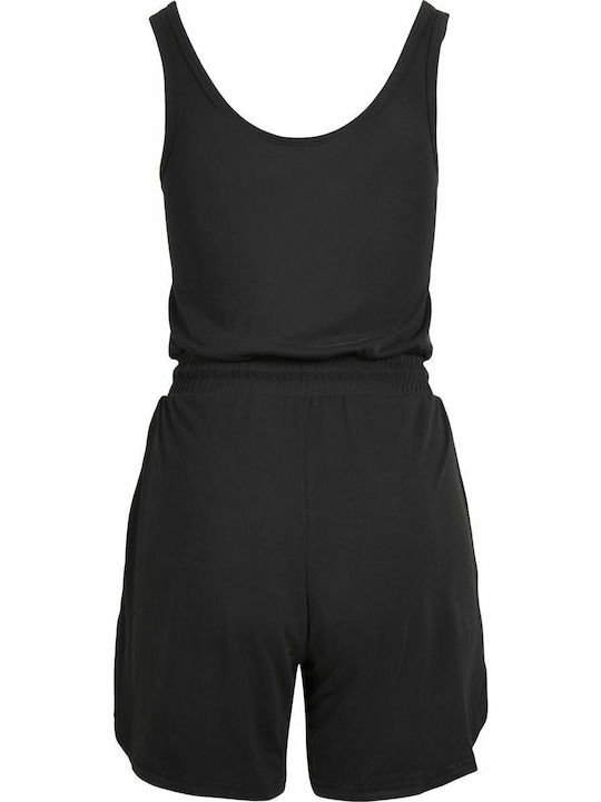De Damă Fără mâneci Short întreg Negru