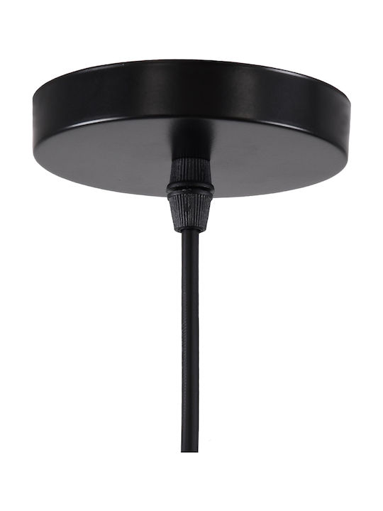 GloboStar Cube Adjustable Pendant Ceiling Light Black Grid with E27 Socket 25x25x25cm