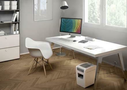 Leitz IQ Slim Home Office P4 Cross Cut 10-Sheet Paper Shredder