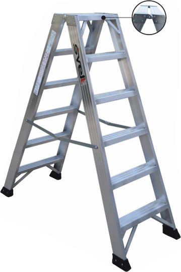 Profal Aluminum Double Staircase 2x11