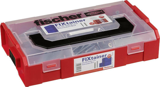 fischer Fixtainer SX Plugs Screws Box Ούπα Πλαστικό 210τμχ