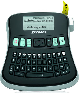 Dymo LabelManager 210 D Electronic Portable Label Maker Black