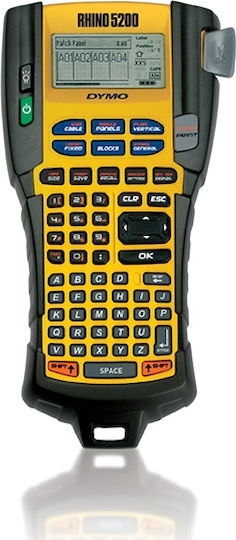 Dymo Rhino 5200 Ηλεκτρονικός Ετικετογράφος Κίτρινος