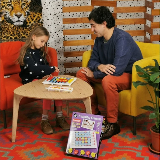 Brettspiel Dots and Boxes für 2 Spieler 7+ Jahre 1008 (EN) Quercetti
