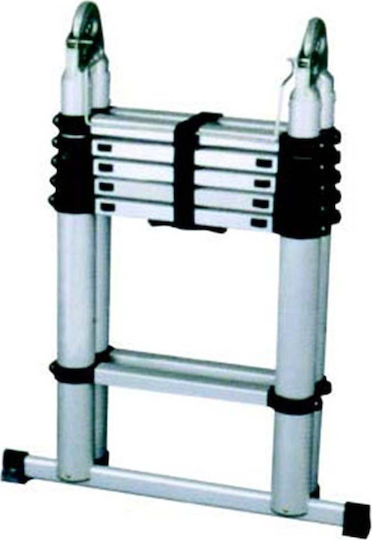 Bulle Teleskopische Leiter Aluminium 12 Stufen mit maximaler Höhe 3.68m PDS 13 631165