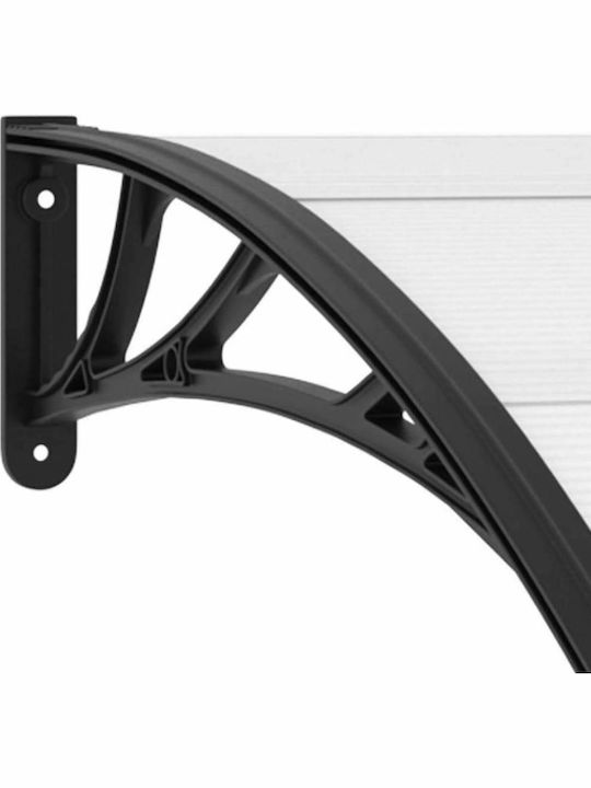vidaXL Polycarbonate Door / Window Canopy Roof W200xD80cm