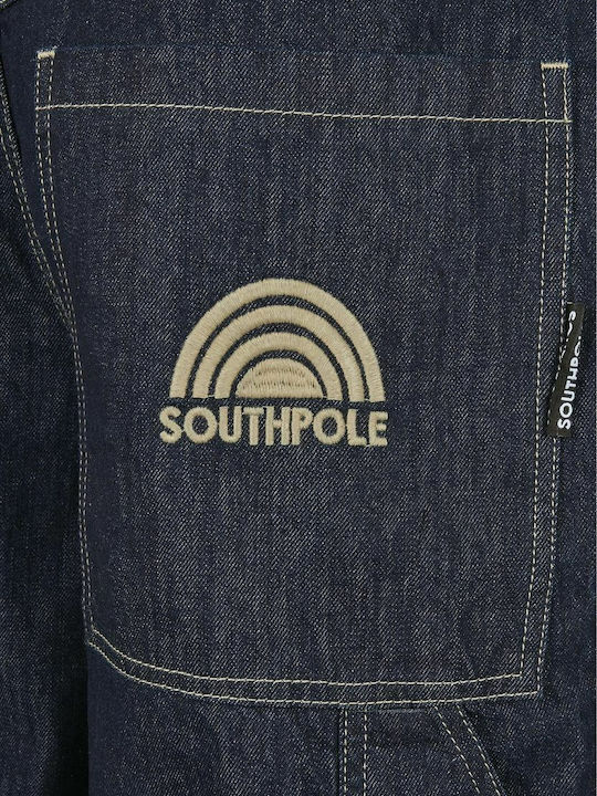 Men's Jeans Pants with Loose Straight Fit Raw Indigo