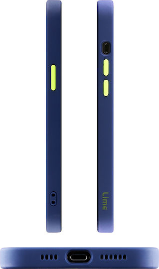 Lime Hardshell Camera Guard Задна корица Пластмаса Blue with Yellow Keys (iPhone 13 Pro Max)