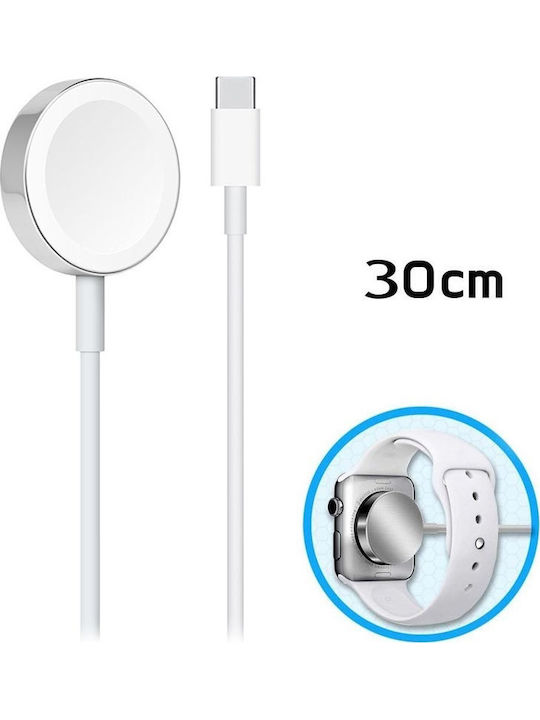 Apple Watch Magnetic Charger to USB-C Cable (0.3m)