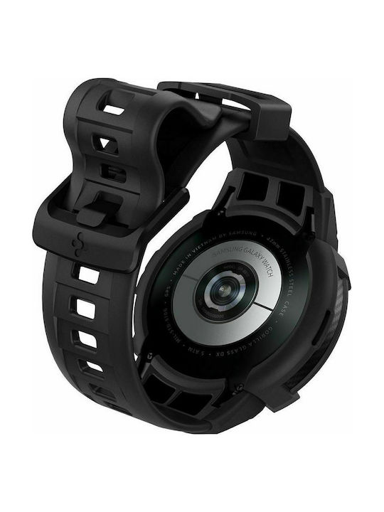 Spigen Rugged Armor Pro Θήκη Σιλικόνης Charcoal Grey για το Galaxy Watch 4 Classic 42mm
