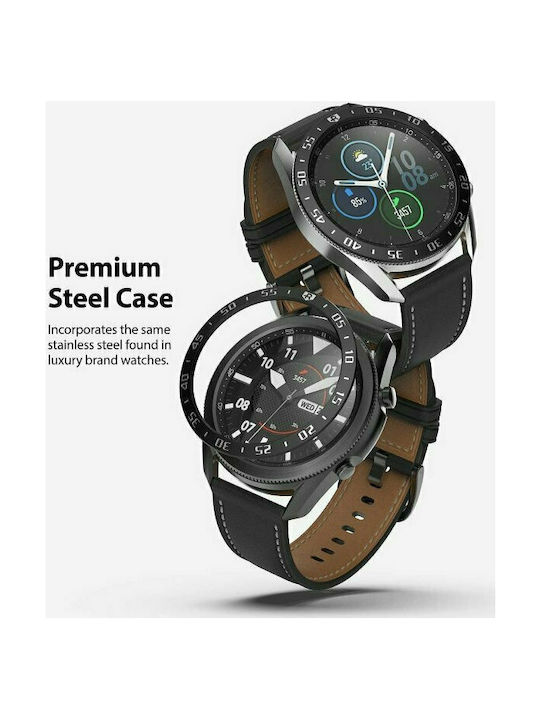 Ringke Bezel Styling Stainless Μαύρο για το Galaxy Watch 3 45mm