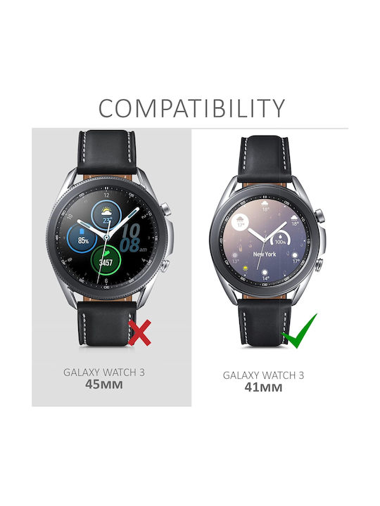 KWmobile Time Προστατευτικό Bezel σε Ασημί χρώμα για το Galaxy Watch 3 41mm