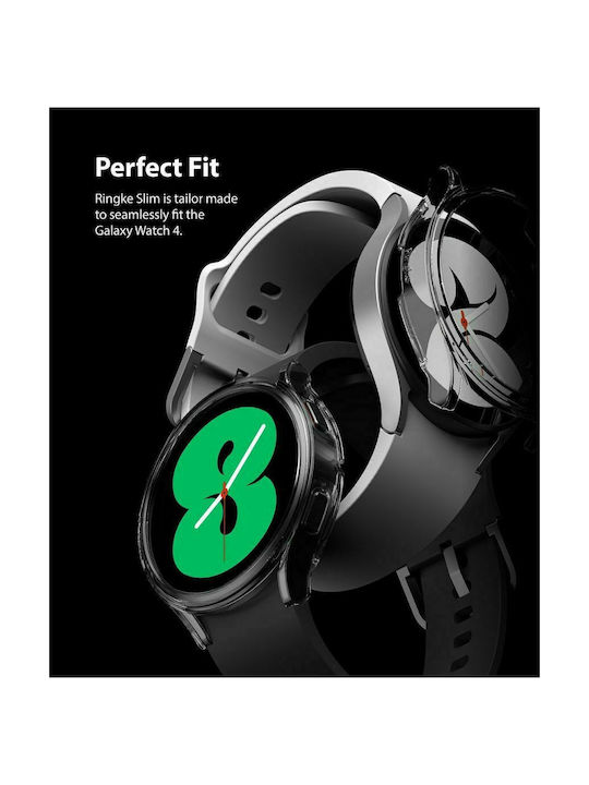Ringke Slim 2-Pack Πλαστική Θήκη Clear & Black για το Galaxy Watch 4 Classic 42mm