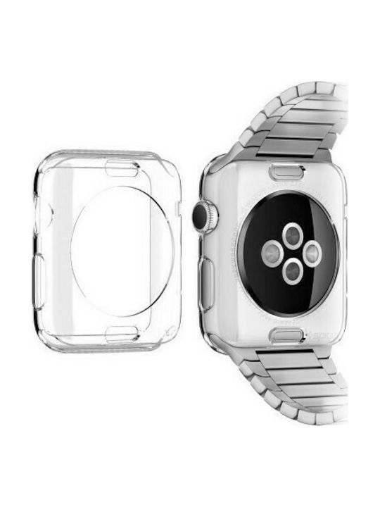 Spigen Liquid Crystal Θήκη Σιλικόνης σε Διάφανο χρώμα για το Apple Watch 44mm