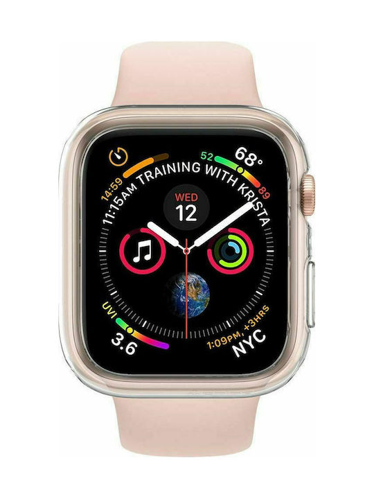 Spigen Liquid Crystal Θήκη Σιλικόνης σε Διάφανο χρώμα για το Apple Watch 44mm