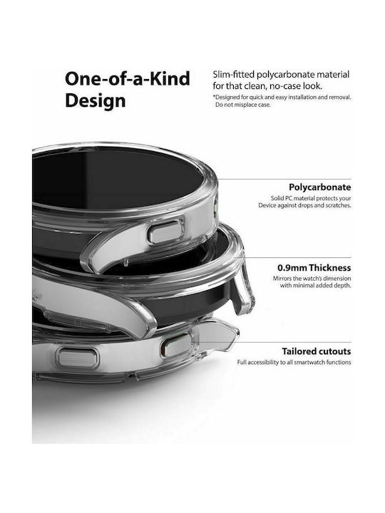 Ringke Slim 2-Pack Plastic Case in Transparent color for Galaxy Watch 4 Classic 42mm