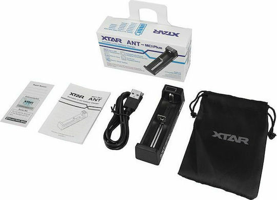 XTAR ANT MC1 Plus USB Ladegerät Batterien Li-Ion Größe 18650/21700/16340/26650/14500