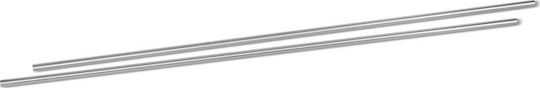 Edenberg Pendant Metal Shelf 78cm 16 Pieces Silver