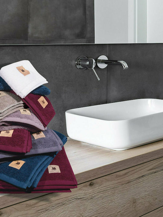 Greenwich Polo Club Hand Towel 2553 30x50cm Bordeaux Weight 450gr/m²
