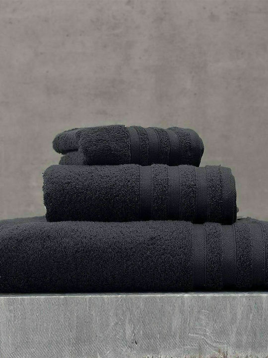 Rythmos Hand Towel Lagoon 40x60cm Black Weight 470gr/m²