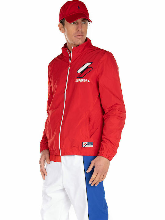 Cagoule Jacke Winddicht Rot