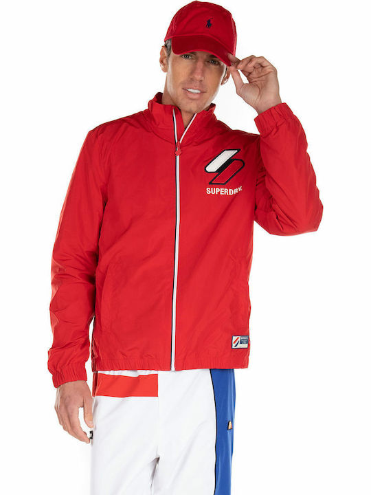 Cagoule Jacke Winddicht Rot