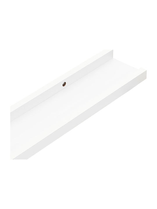 Wandregale Weiß 2Stücke 100x9x3cm