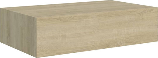 Wandregale Eiche (2Stücke) 40x23.5x10cm