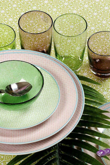 Cryspo Trio Siena Multicolour Porcelain Dinnerware Set 25.945.40 20pcs