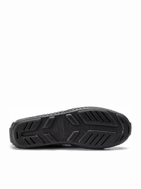 Leder Herren Freizeitschuhe Schwarz