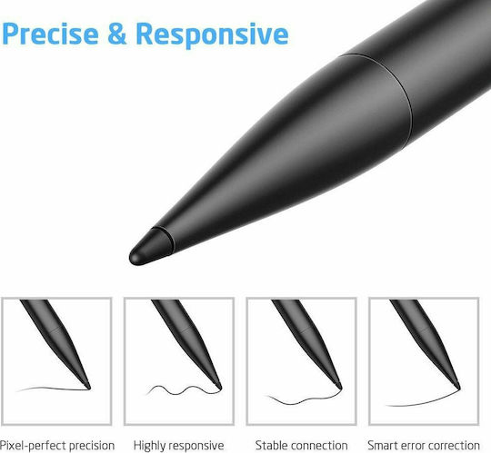 ESR Digital+ Digitală Stilou Tactil cu Palm Rejection pentru iPad de culoare Negru