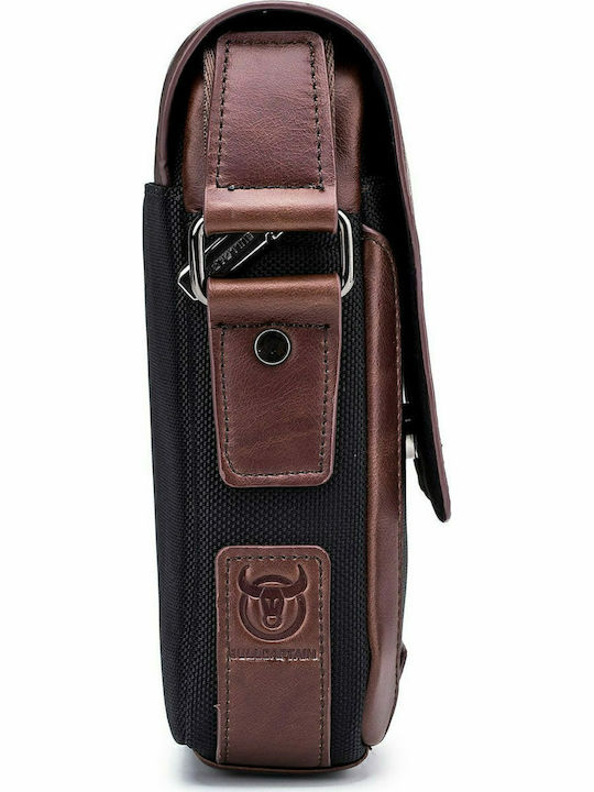 DJB-999 Leather Men's Bag Messenger Brown