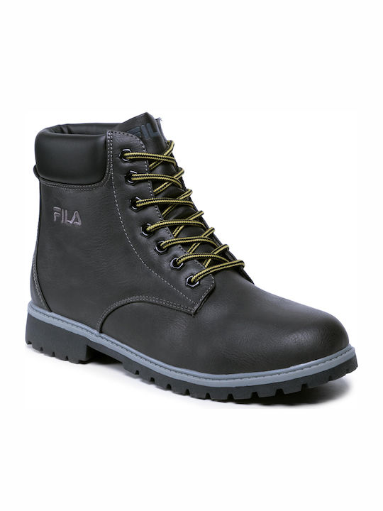 Fila Maverick Mid Men's Military Boots Black / Warm Olive