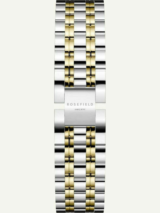 Rosefield The Elles Women's Watch with Silver Metal Bracelet