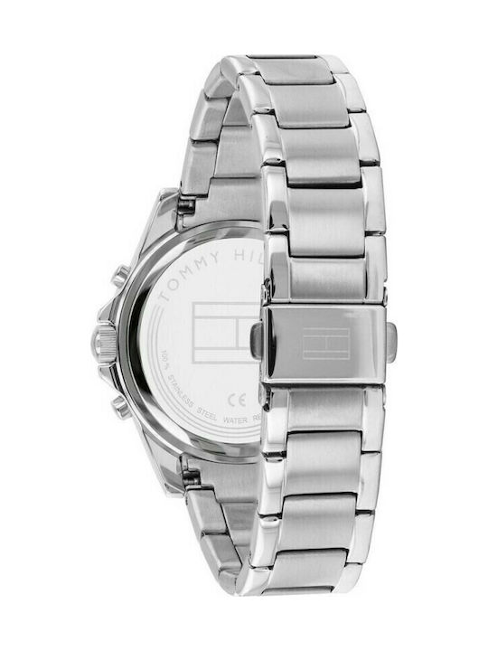 Tommy Hilfiger Haven Women's Watch Chronograph with Silver Metal Bracelet