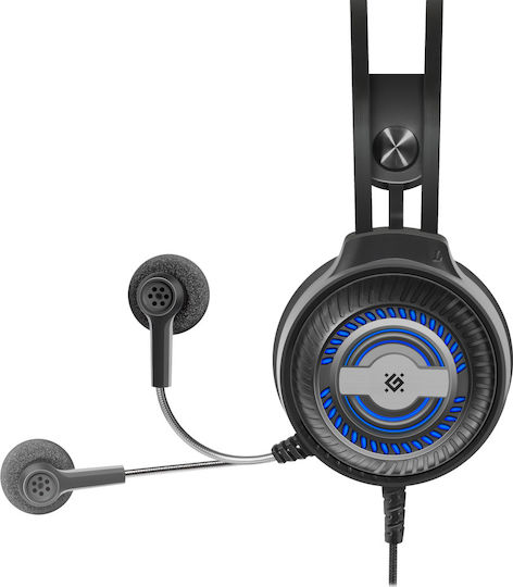 Defender Stellar Over Ear Gaming Headset με σύνδεση 2x3.5mm / USB